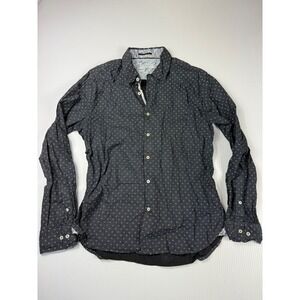 Level Ten Modern Button Down‎ Shirt Patterned Long Sleeve Casual Mens M